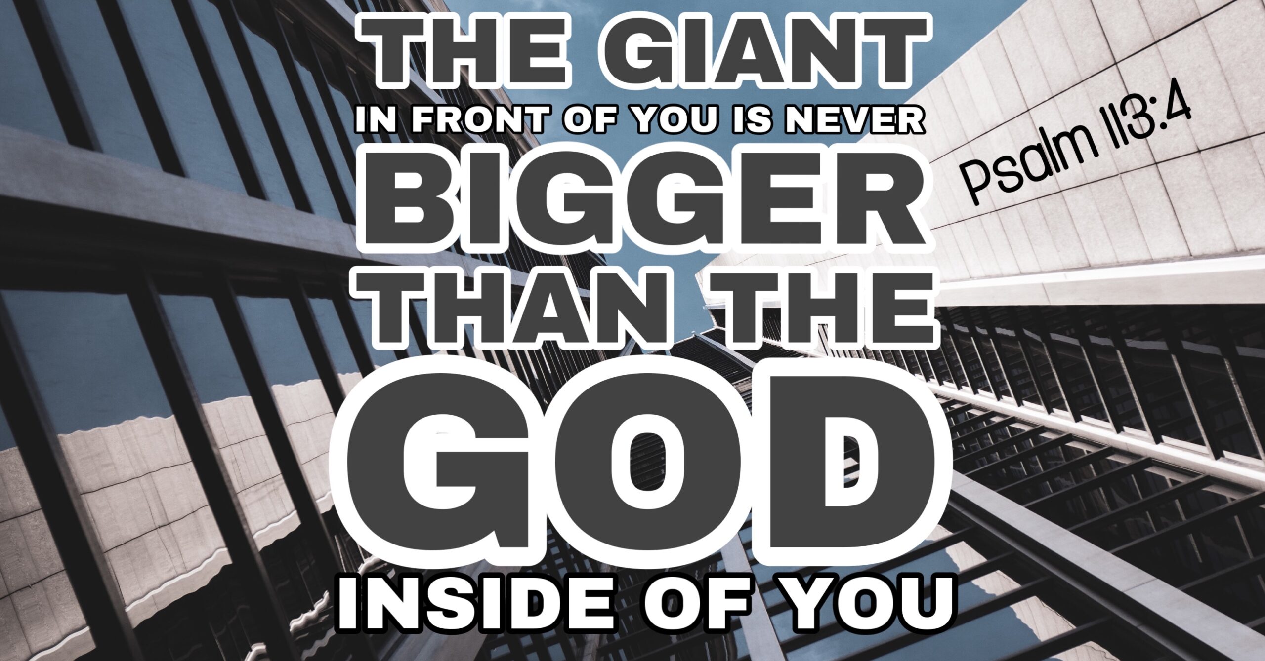 God is bigger than our problem