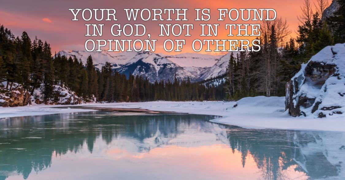 Your worth is found in God