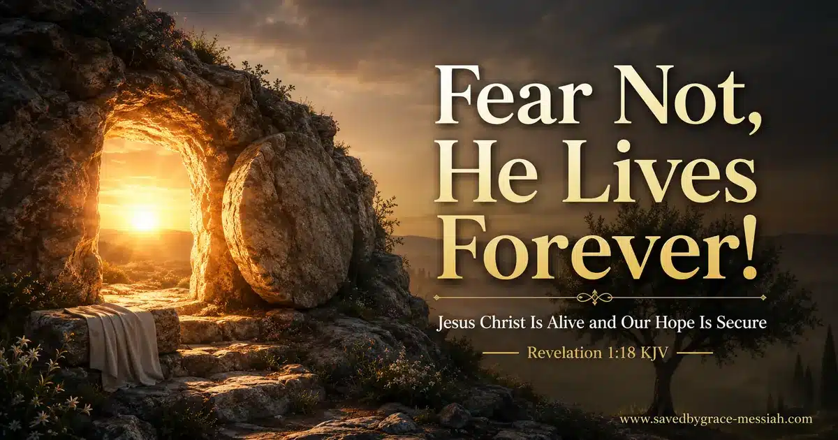 Fear Not He Lives Forever Jesus Christ Is Alive and Our Hope Is Secure